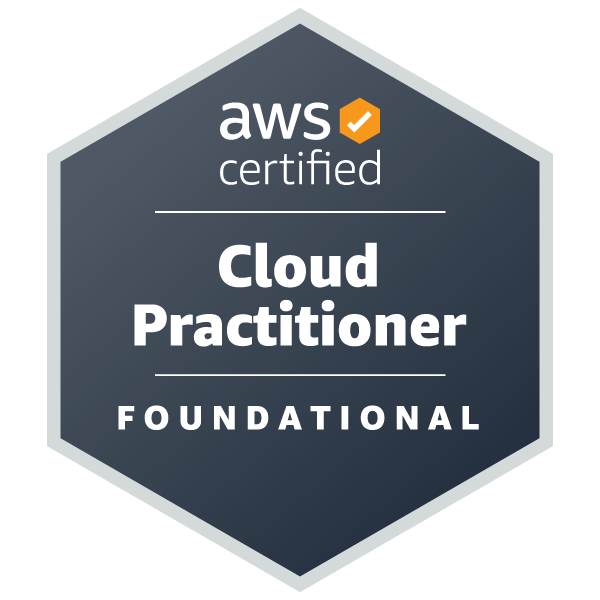 AWS Certified Cloud Practitioner emblem