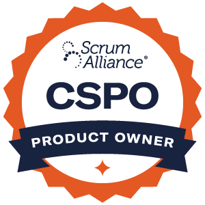 Certified Scrum Product Owner (CSPO) emblem
