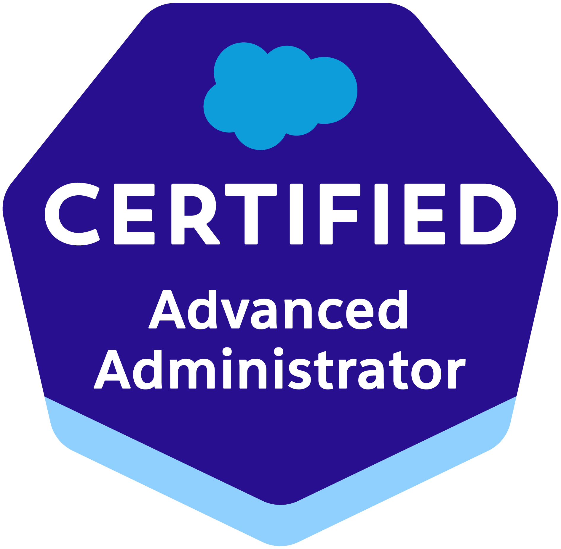 Salesforce Certified Advanced Administrator (SCAA) emblem